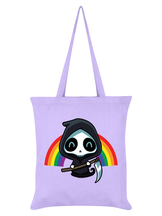 Rainbow Reaper Lilac Tote Bag