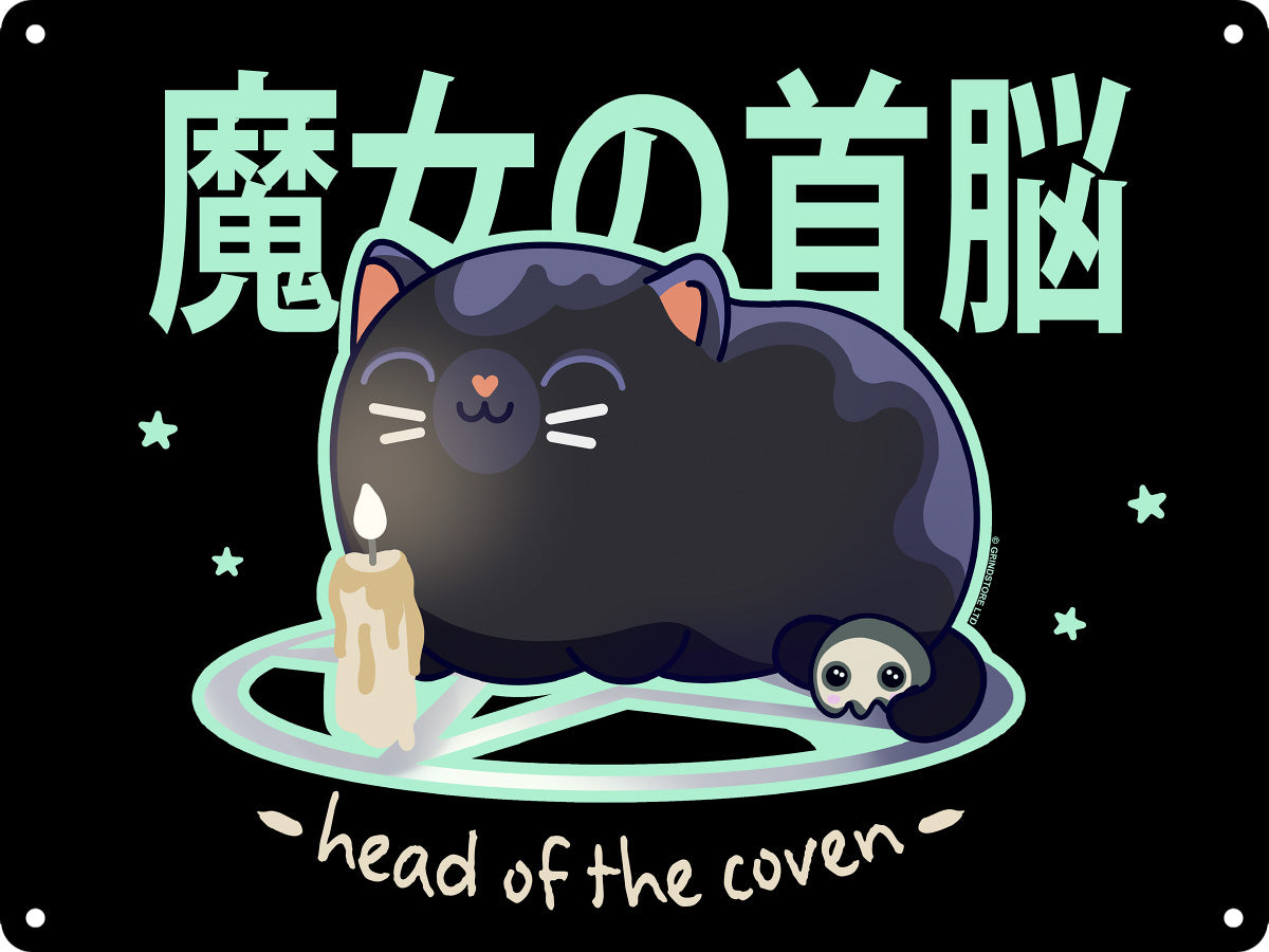 Kawaii Coven Head Of The Coven Mini Tin Sign