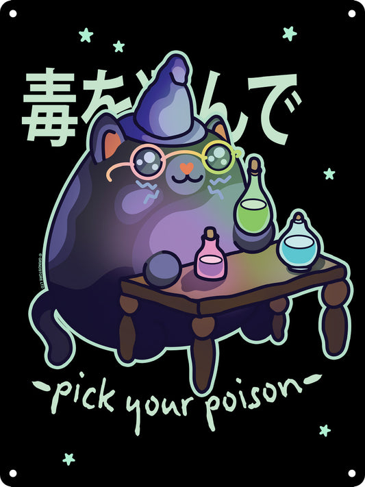 Kawaii Coven Pick Your Poison Mini Tin Sign