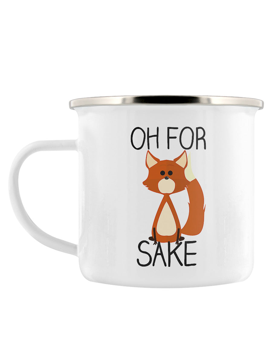 Oh For Fox Sake Enamel Mug