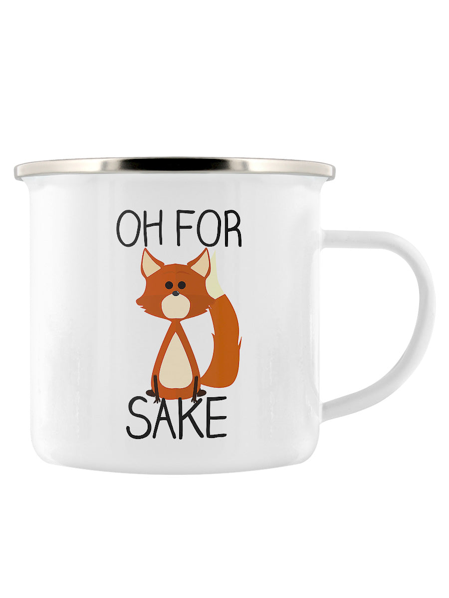 Oh For Fox Sake Enamel Mug