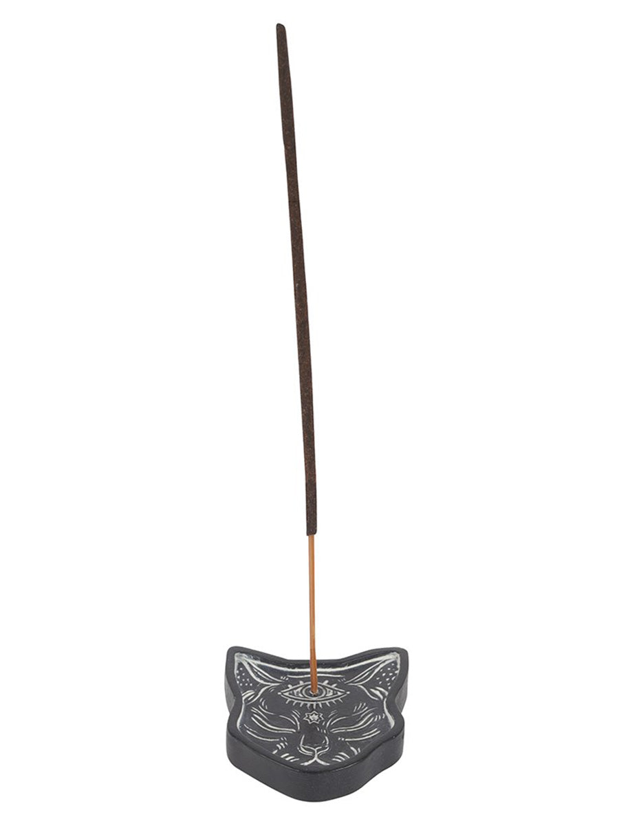 Mystical Cat Face Incense Holder
