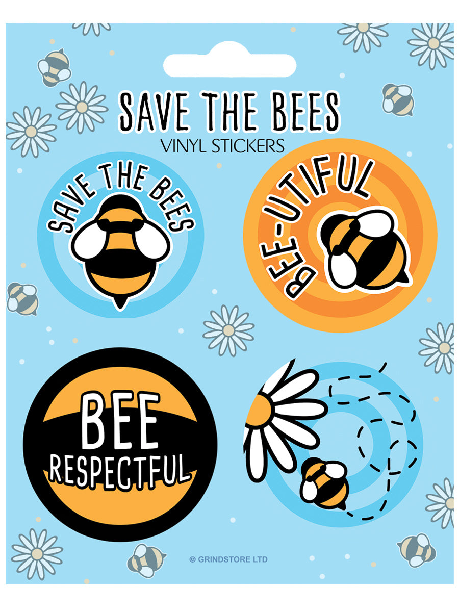 Save The Bees Vinyl Sticker Set