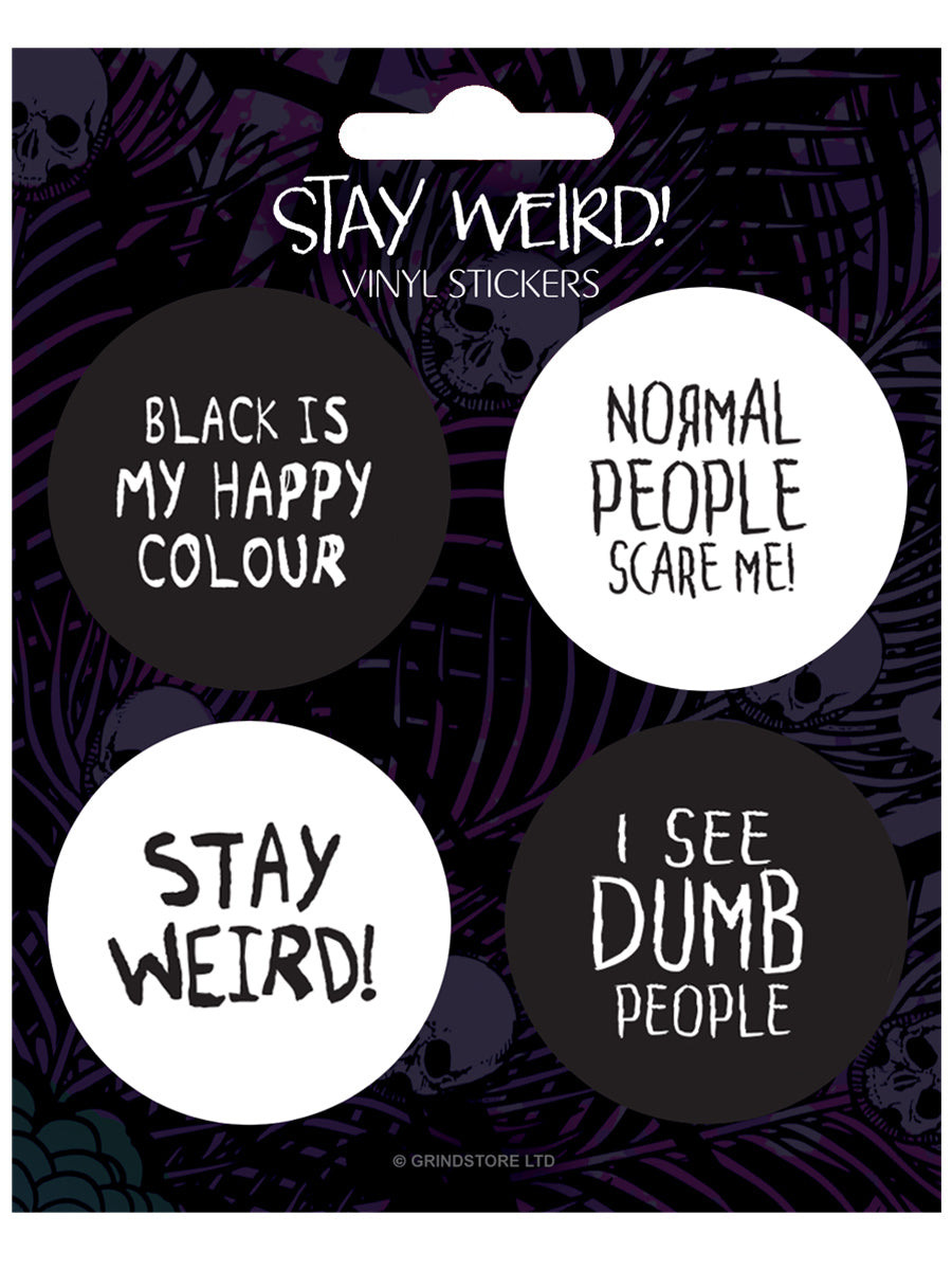 Stay Weird Vinyl Sticker Set