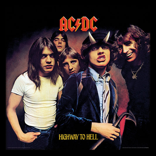 AC/DC (Highway To Hell) 12" Album Cover Framed Print