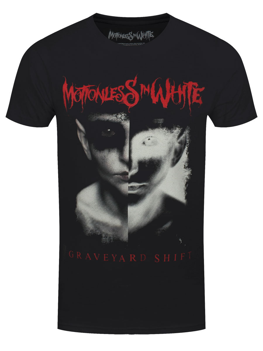 Motionless In White Unisex T-Shirt: Split Screen (X-Large Motionless In White Unisex T-Shirt: Split Screen (X-Large