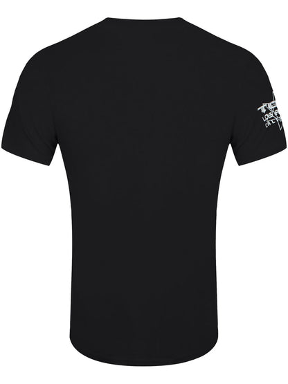 Tool Metallic Silver Logo Men's Black T-Shirt
