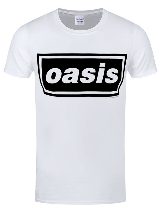 Oasis Decca Logo Men's White T-Shirt