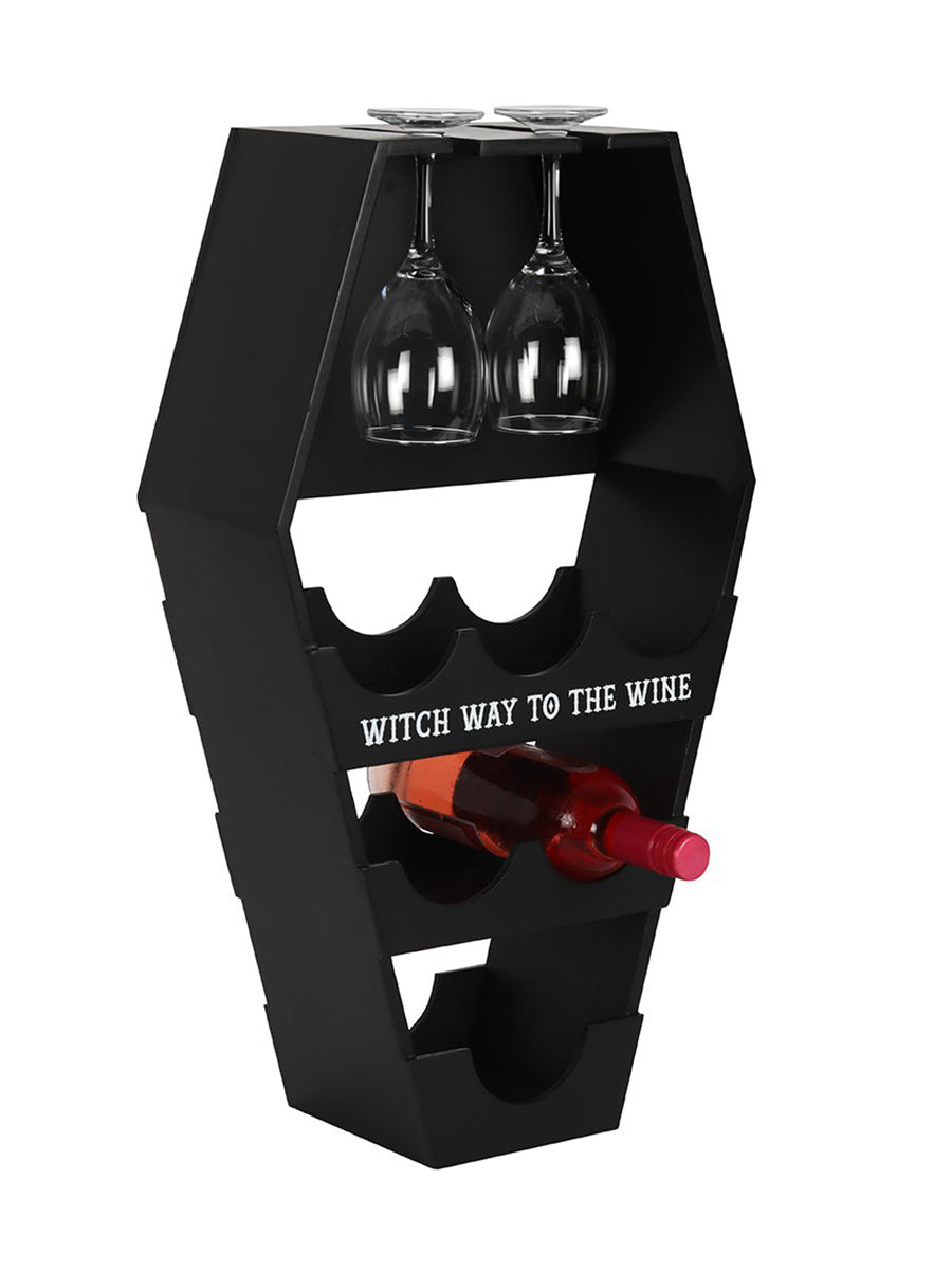 Coffin Wine Shelf