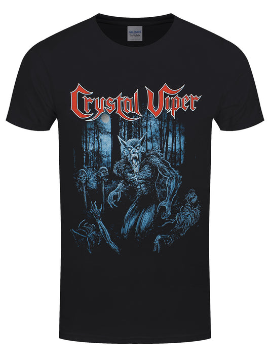 Crystal Viper Wolf & The Witch Men's Black T-Shirt