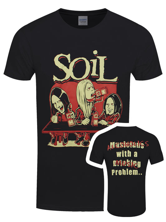 Soil Alcoholics Men's Black T-Shirt
