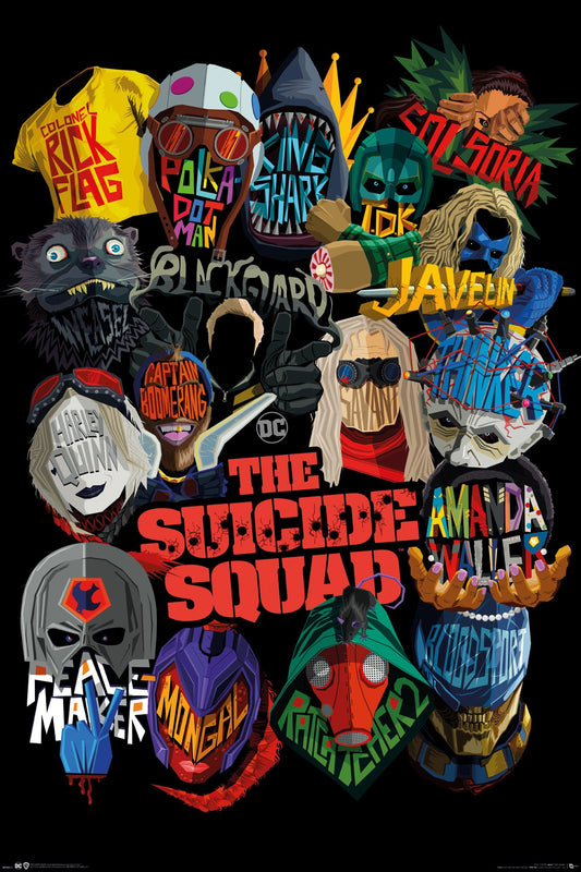 The Suicide Squad Icons Maxi Poster