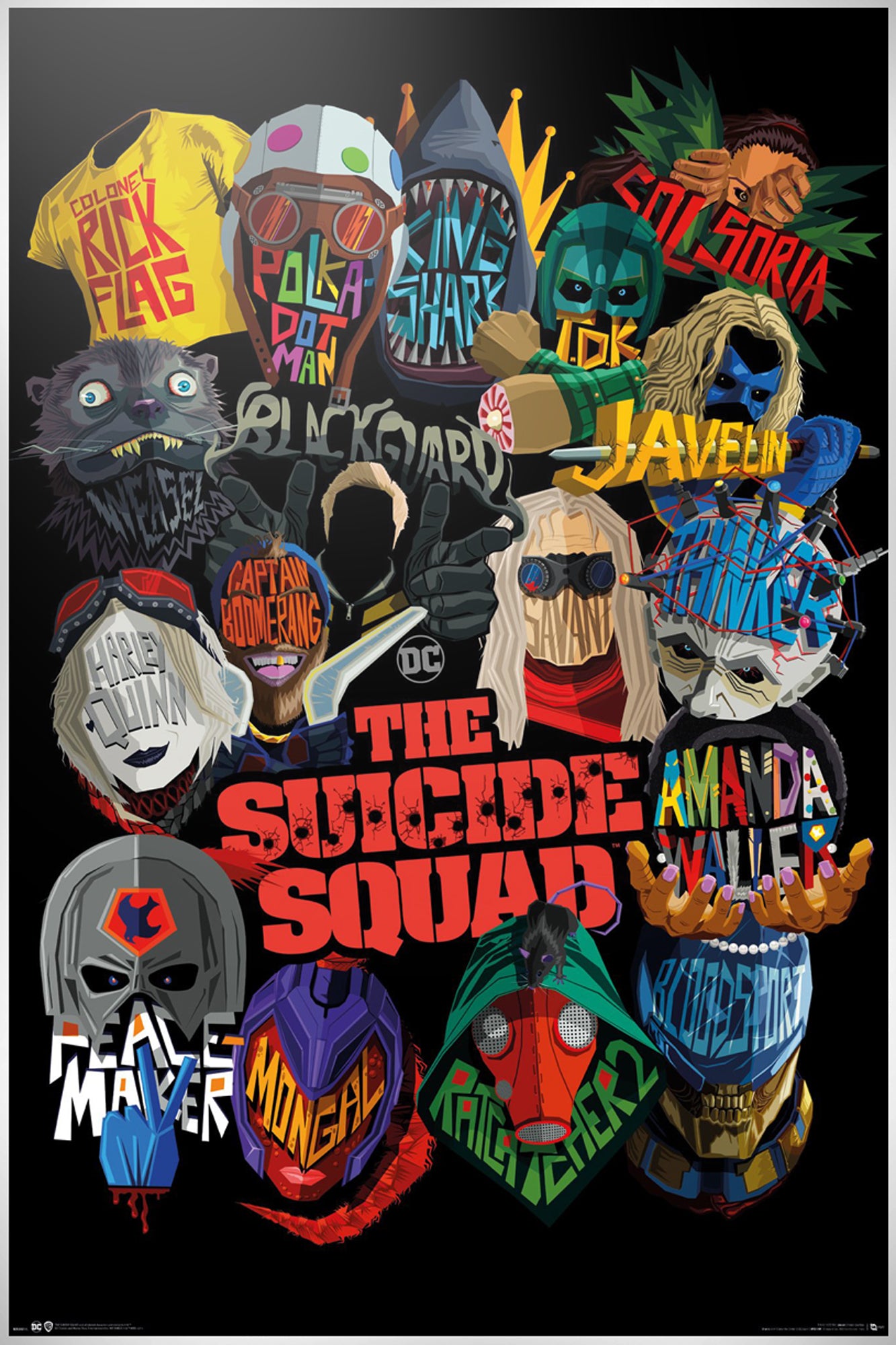 The Suicide Squad Icons Maxi Poster