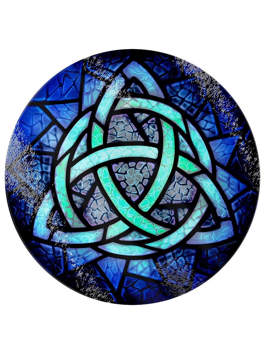 Stained Glass Triquetra Chopping Board