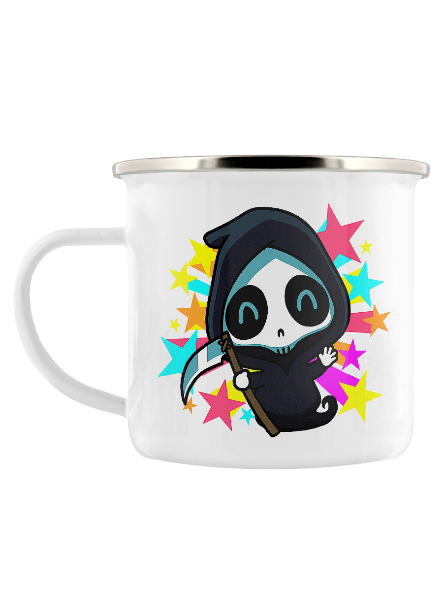 Rainbow Reaper Stars Enamel Mug