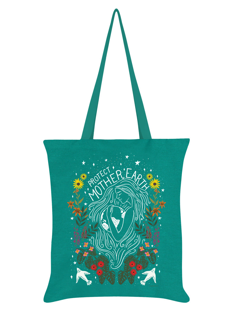 Protect Mother Earth Emerald Green Tote Bag