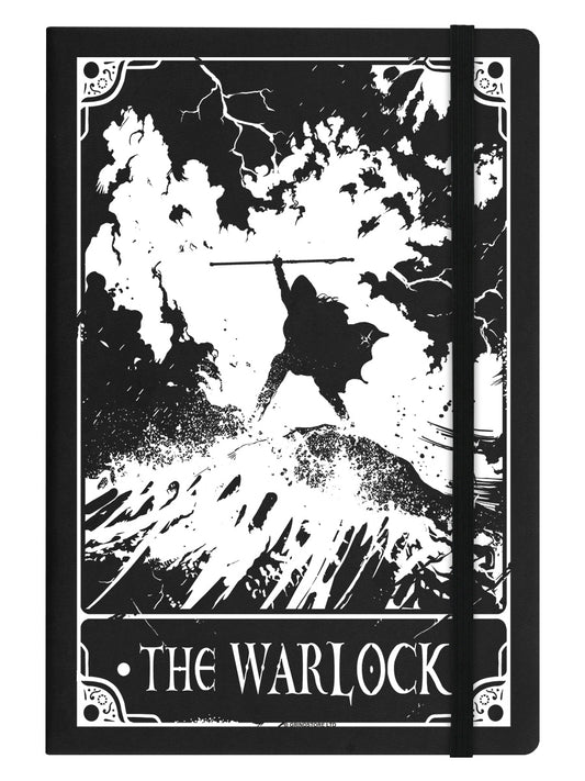 Deadly Tarot Warlock Black A5 Hard Cover Notebook