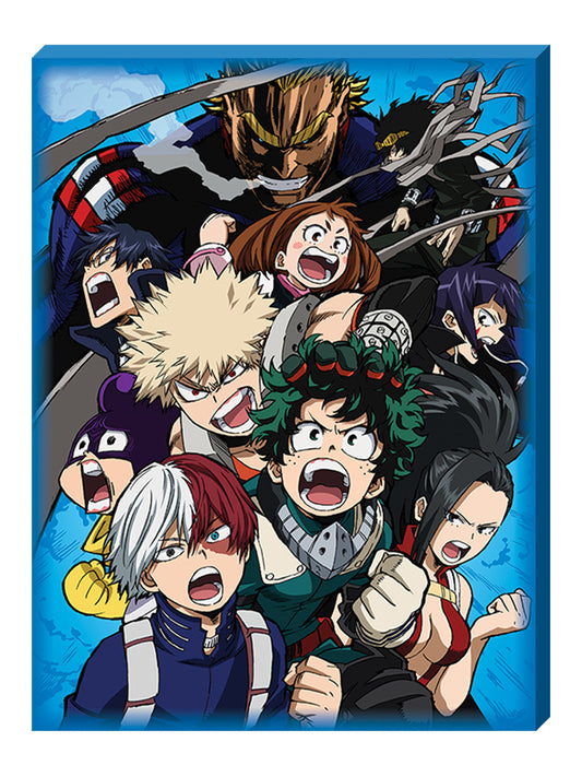 My Hero Academia (Cobalt Blast Group) Canvas Print