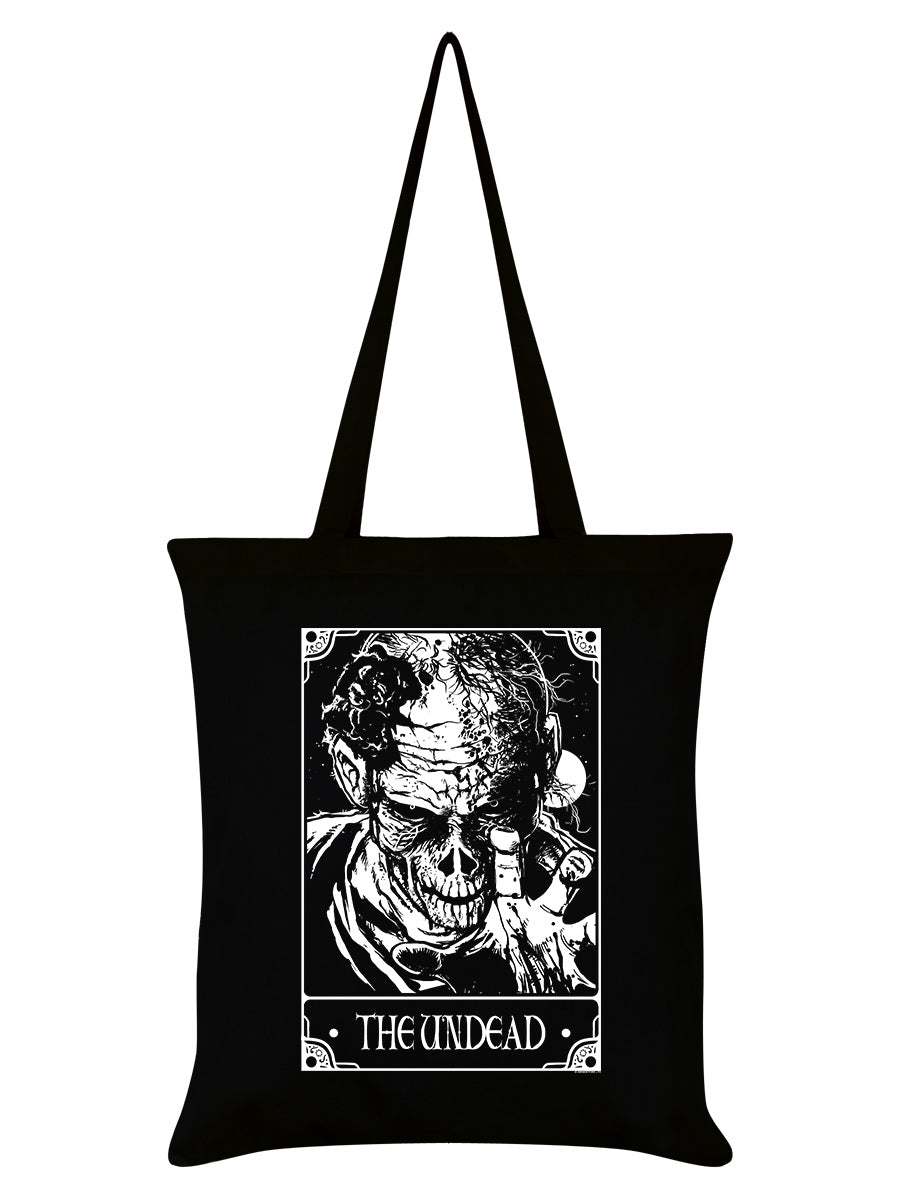 Deadly Tarot The Undead Black Tote Bag