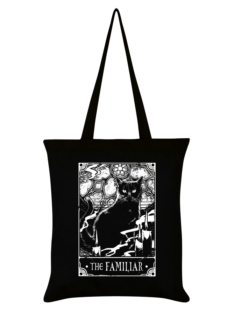 Deadly Tarot The Familiar Black Tote Bag