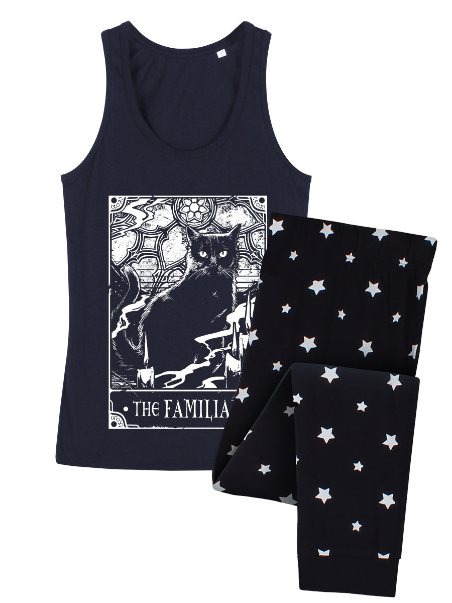 Deadly Tarot The Familiar Ladies Long Pyjama Set