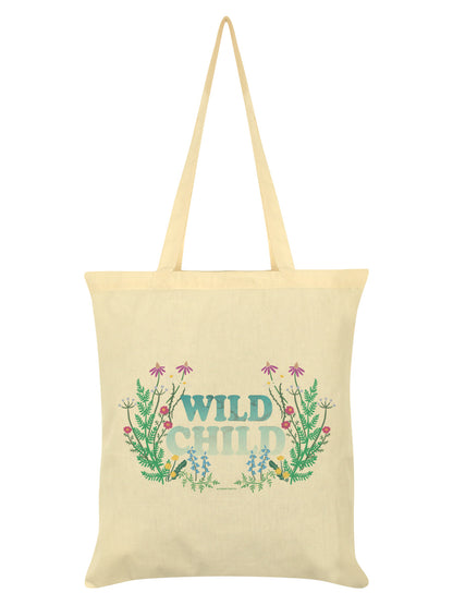 Wild Child Cream Tote Bag