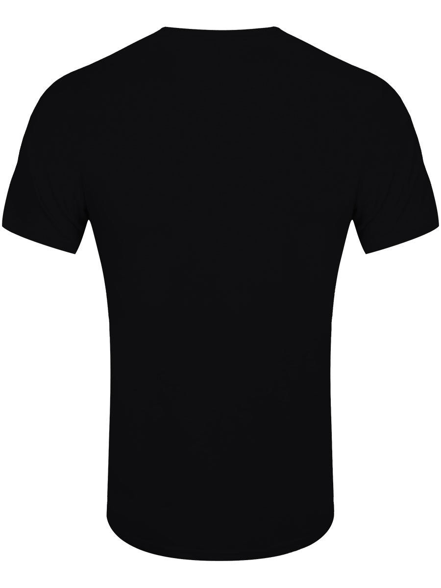 Iron Maiden Powerslave Lightning Circle Men's Black T-Shirt