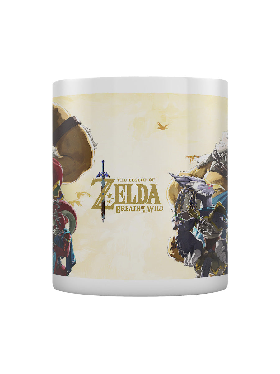 The Legend Of Zelda Breath Of The Wild Champions Sunset Coffee Mug