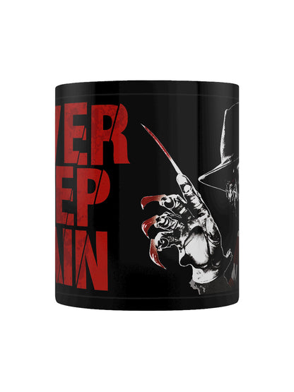 A Nightmare on Elm Street (Never Sleep Again) Black Coffee Mug