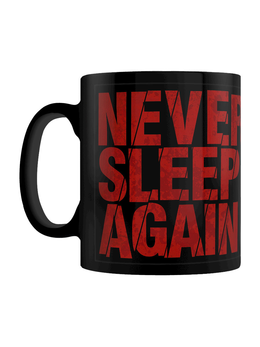 A Nightmare on Elm Street (Never Sleep Again) Black Coffee Mug