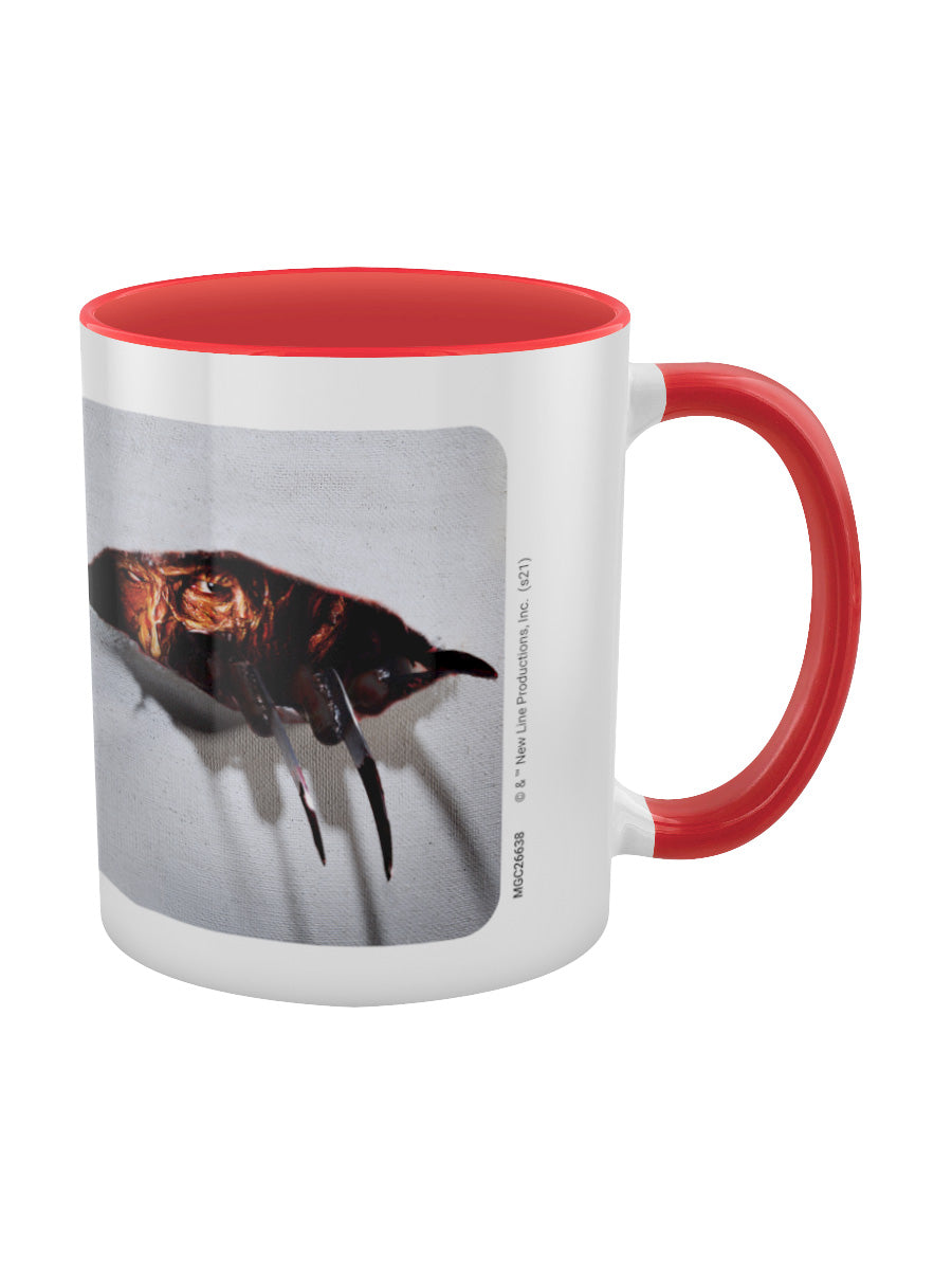 A Nightmare on Elm Street Ripped Red Coloured Inner Mug