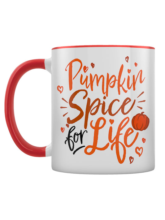 Pumpkin Spice for Life Red Inner 2-Tone Mug