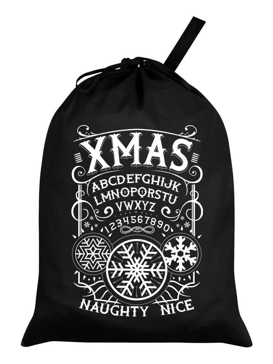 Xmas Ouija Black Santa Sack