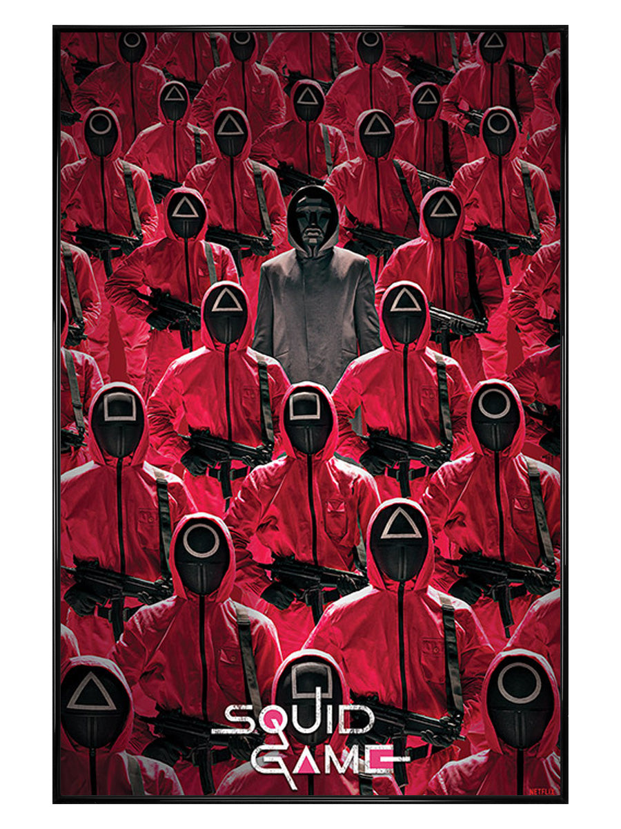 Squid Game Crowd Maxi Poster