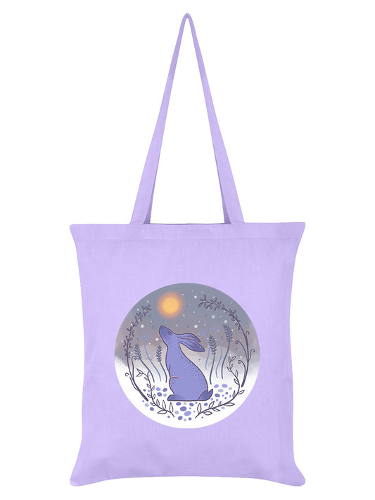 Winter Hare Lilac Tote Bag