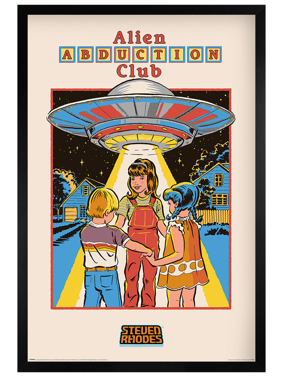 Steven Rhodes Alien Abduction Club Maxi Poster