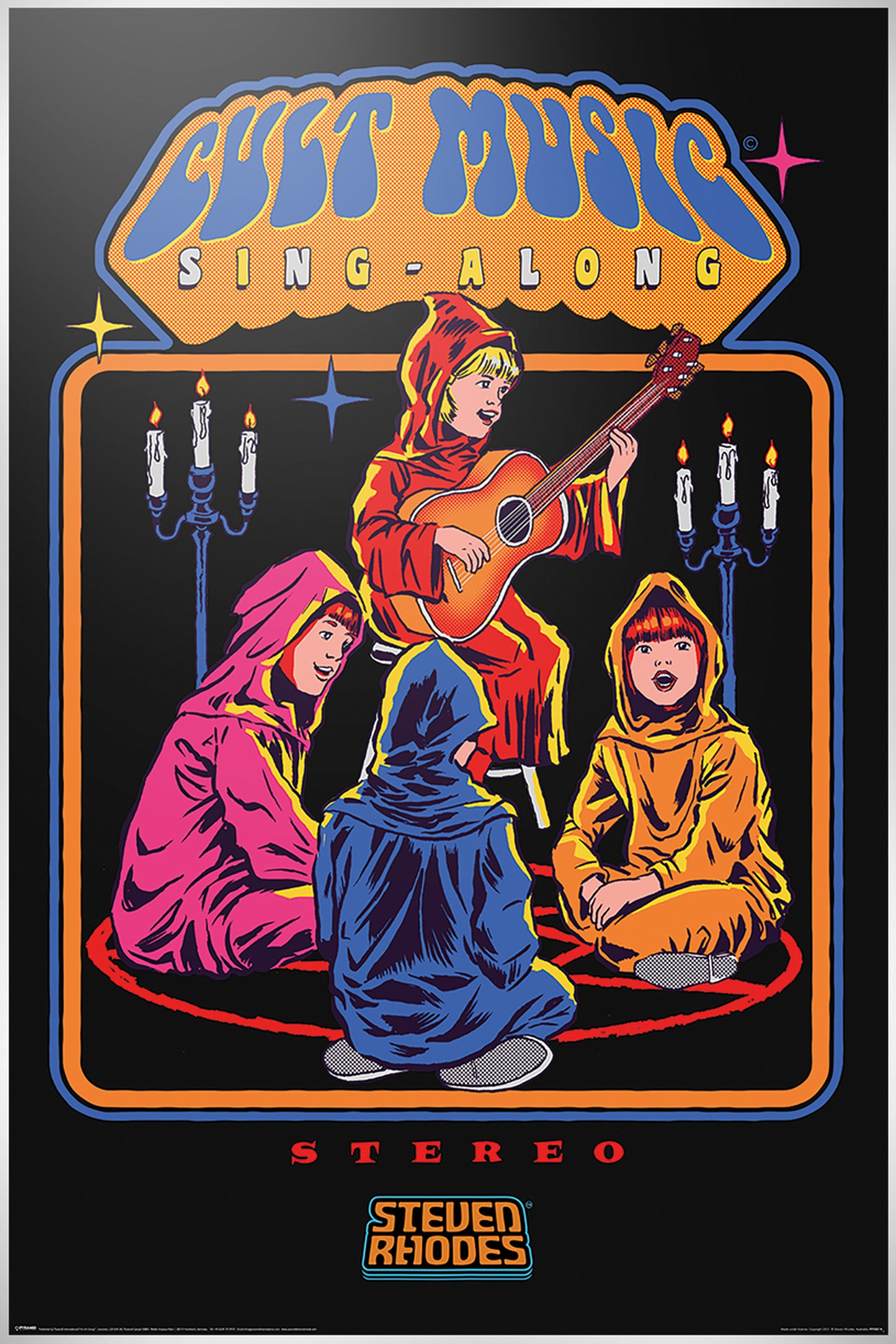 Steven Rhodes Cult Music Sing-Along Maxi Poster