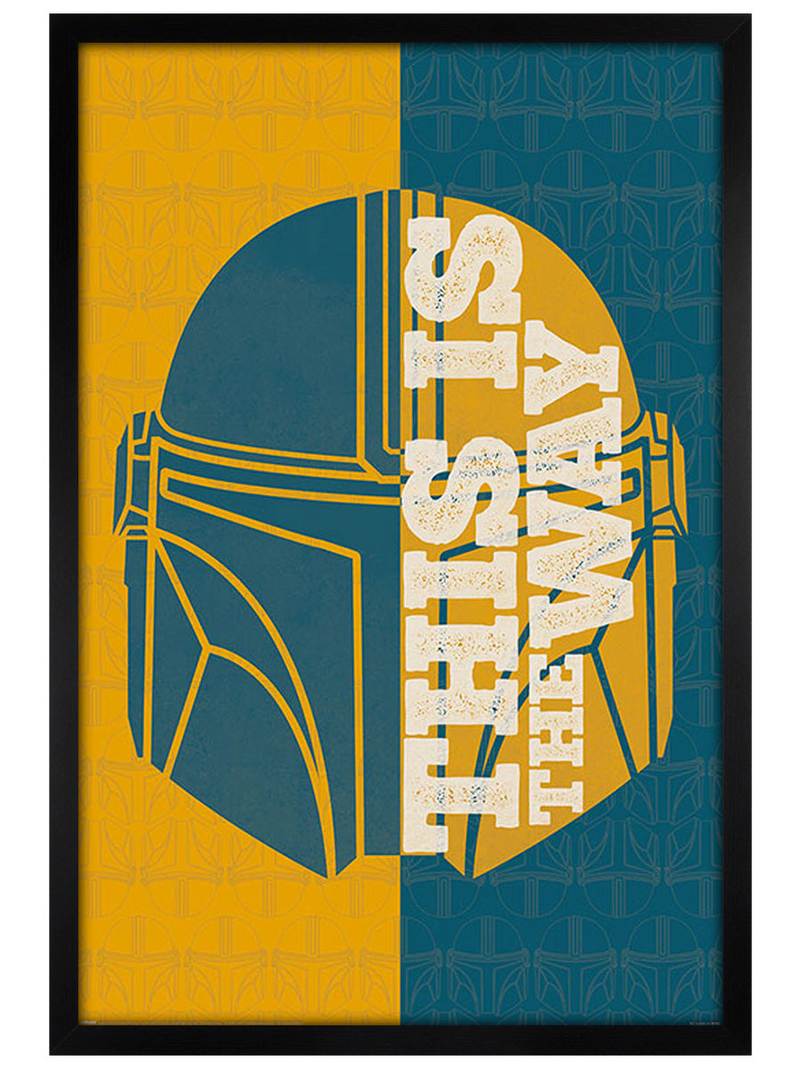 Star Wars The Mandalorian Half/Half Maxi Poster