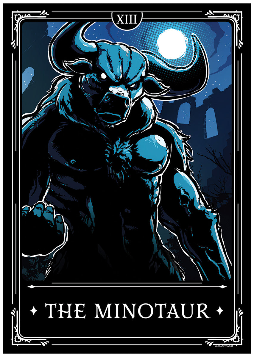 Deadly Tarot Legends The Minotaur Mini Poster