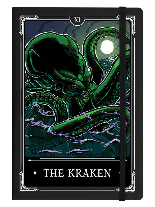 Deadly Tarot Legends - The Kraken Black A5 Hard Cover Notebook