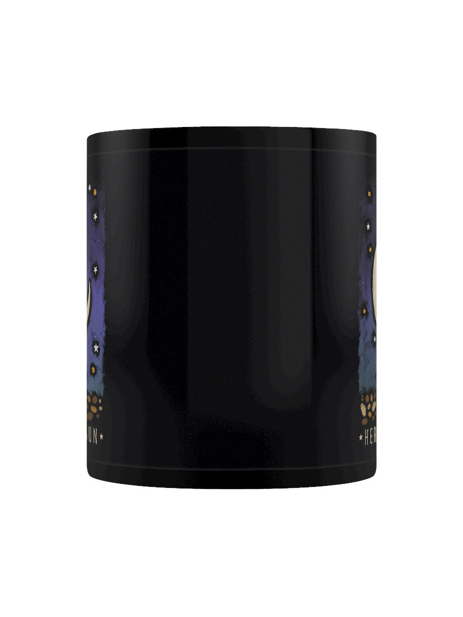 Hello World Here Comes The Sun Black Mug