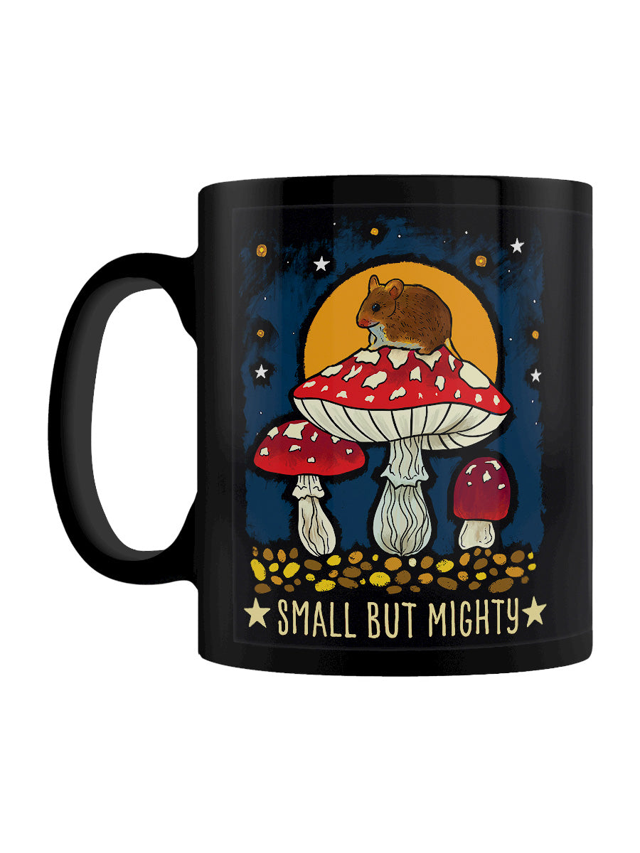 Inner Strength Small But Mighty Black Mug