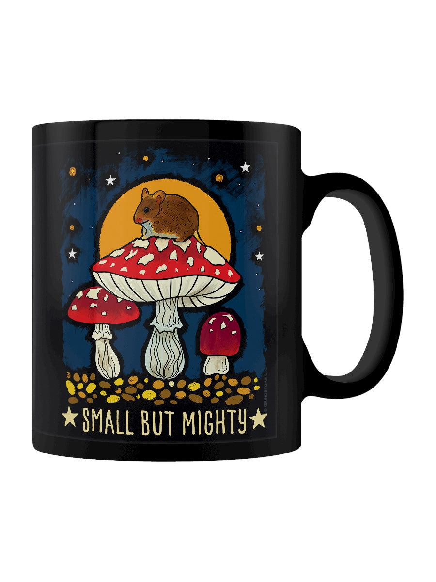 Inner Strength Small But Mighty Black Mug