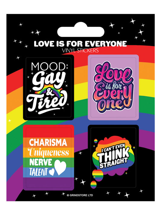 Love Is For Everyone Vinyl Sticker Set