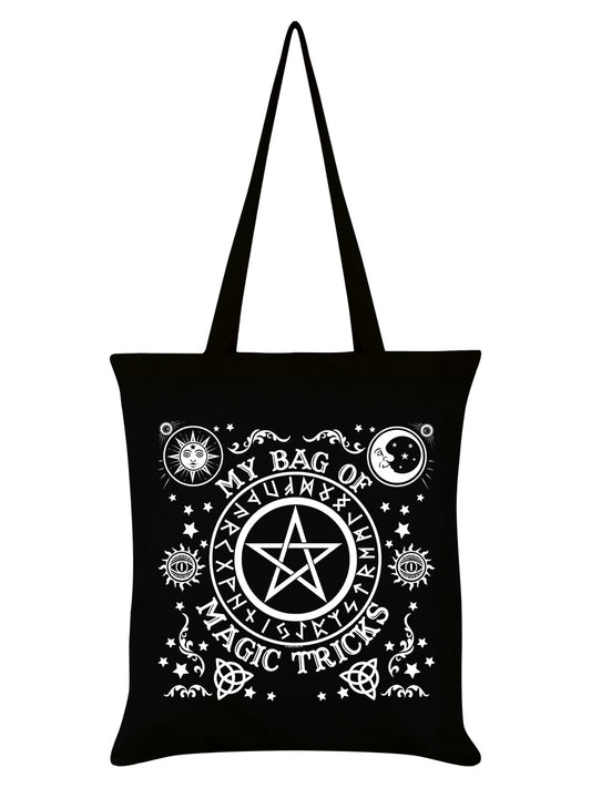 My Bag Of Magic Tricks Black Tote Bag