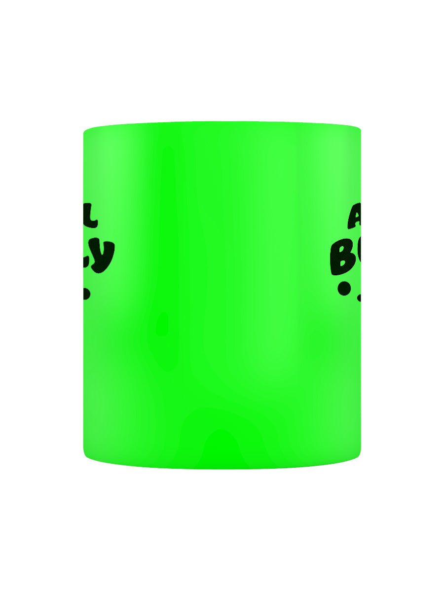 Anti-social Butterfly Green Neon Mug