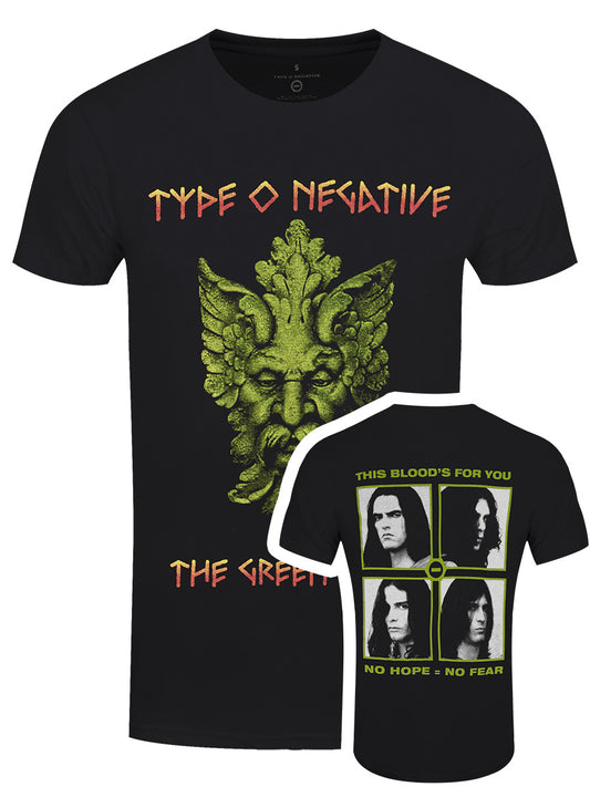 Type O Negative Green Man Men's Black T-Shirt