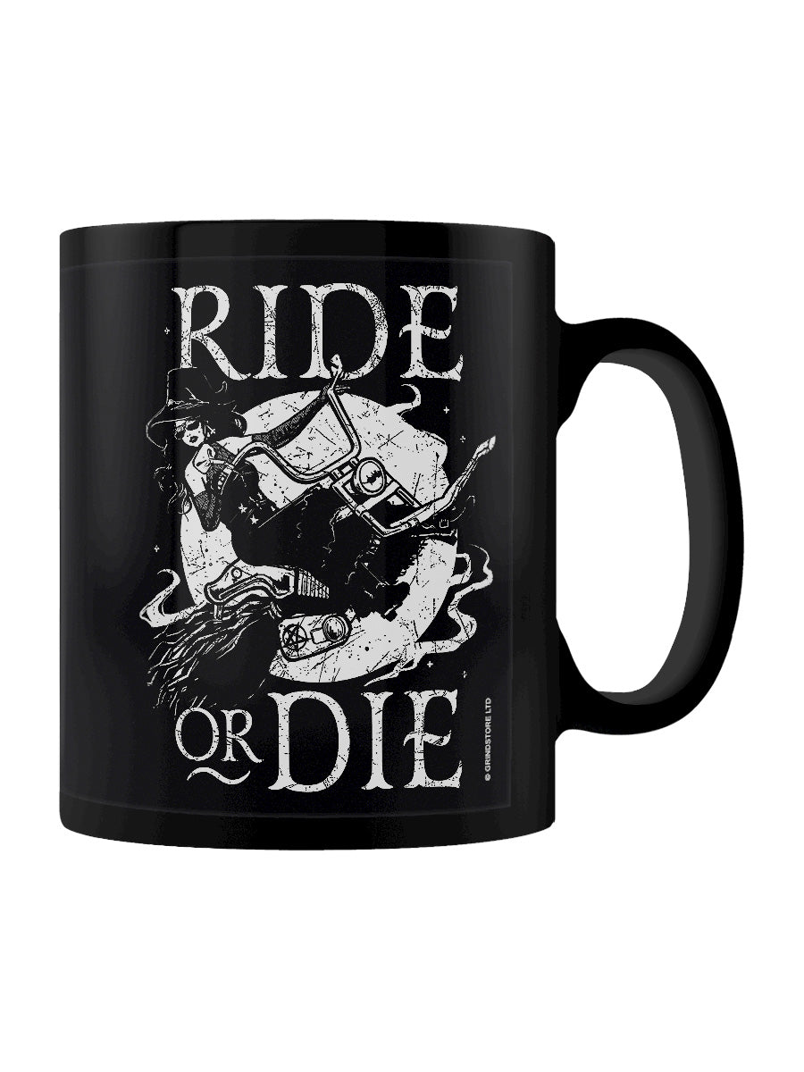 Witches Ride Or Die Black Mug