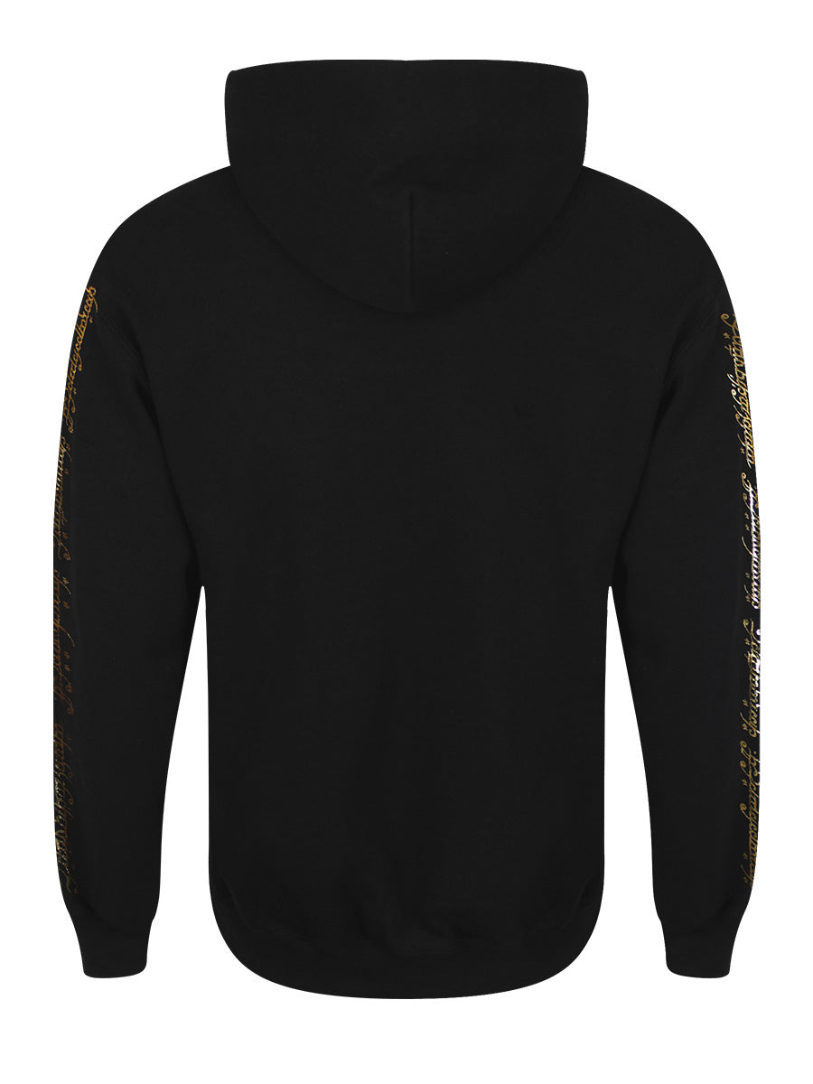 Lord of the Rings Gold Foil Logo Men's Pullover Hoodie