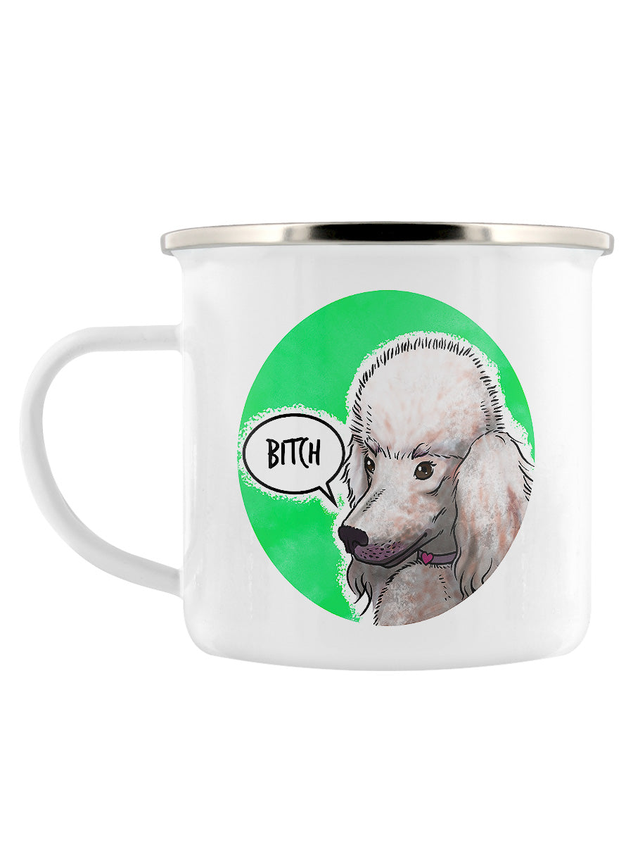 Cute But Abusive Bitch Enamel Mug